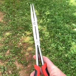 The double joints on the Crescent X2™ Straight Long Nose Pliers allow the jaw to fully open without the handles having to open really wide as well. Thanks for the video, Tool Pros Podcast. | Crescent Tools