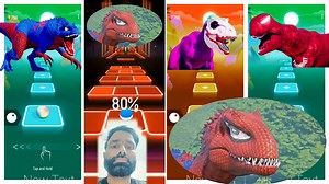 dainasour spider man family team who is the best _ playgo Part 5 | MR Gaming By Nilesh