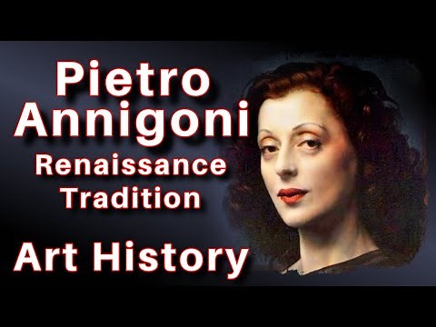 Pietro Annigoni Italian Realism Fresco / Tempera Technique Paintings Art History Documentary Lesson.