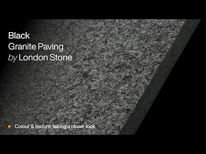 Black Granite - Surface Texture, Colour Variation, Wet & Dry, & Edge Profile