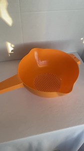 Vintage Tupperware Large Colander in Orange 2L -NEW - Etsy