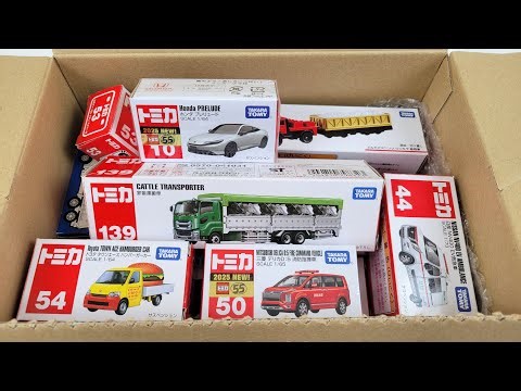 トミカ☆ ASMR 16 minutes of satisfying unboxing, Ambulance Garbage Trucks Model Cars ASMR ☆ Toys Review