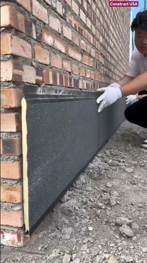 Modern Exterior Wall Panel Installation Process! 🧱🛠️