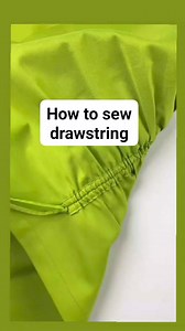 How to sew drawstring on dress like a pro. Style inspiration video. Like share and follow for more inspirational contents. | Stylebyediz