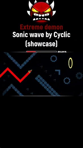 Geometry Dash Sonic Wave Showcase