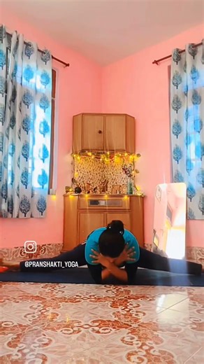 Split challenge pose #practiceyoga