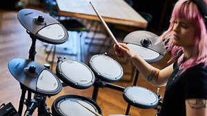 This New Electric Drum Set Lets You Play in Near Silence