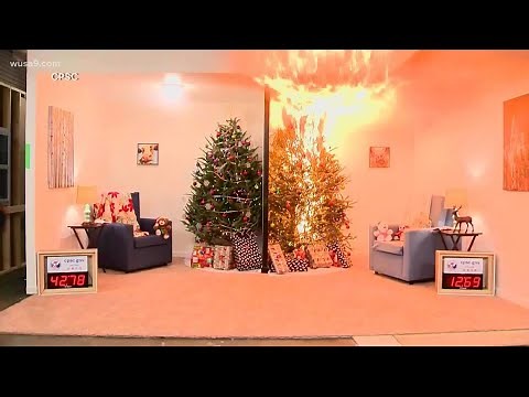 WATCH: Christmas Tree Burning Demonstration