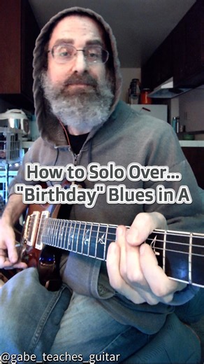 Gabriel Isaac on Instagram: "How to Solo Over..."Birthday" The Beatles - Blues in A. YOU SAY IT'S YOUR BIRTHDAY, IT'S MY BIRTHDAY TOO, YEAH!! 🥳🎂🤘 Well, IT IS my birthday, and it's Friday, so I've got to do this one for our Friday blues jam. 🧙‍♂️🎸Standard 12 Bar Blues in A and the tempo is quick, so I only rocked it out for a few rounds, while still trying to make the chord changes. Enjoy! If you did enjoy this lesson, please consider becoming a subscriber on FB. For just $1.99, you can join