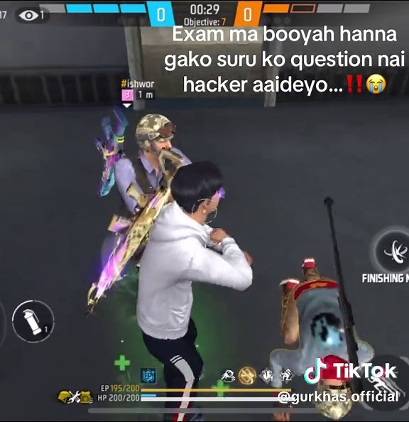 Gurkhas Family: Free Fire Challenge with a Twist