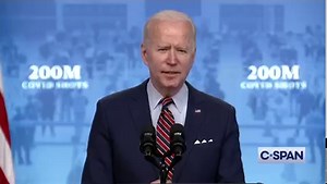 20K views · 1.4K reactions | President Biden on COVID-19 vaccinations: "Today we did it. Today we hit 200 million shots...in under 100 days. It's an incredible achievement for the nation." Full video here: https://www.c-span.org/video/?511116-1/president-biden-delivers-remarks-covid-19-response-vaccinations | C-SPAN | Facebook