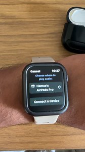 Unable to connect Airpods Pro to apple watch