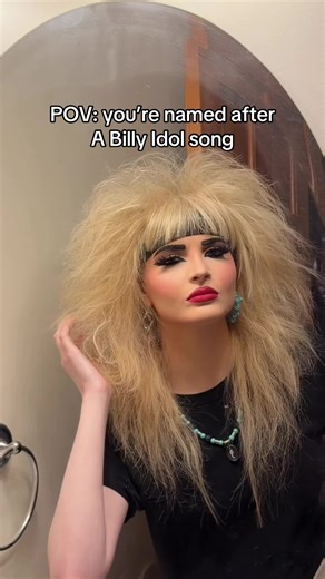 If you were named after a song, what was it?! #80srock #80saesthetic #hairmetal #billyidol #genx