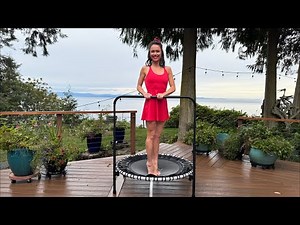 30-Minute Rebounder Workout: Beginner Stretching, Cardio & Resistance Training | I Jump Instead 9/26