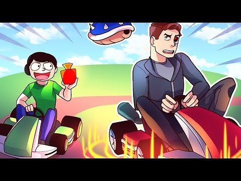 Mario Kart 8 Deluxe Funny Moments: Terroriser 200cc Rage & Nogla Blue Shell Glitch Troll