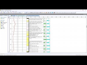 HOW TO INTERPRETA WELL LOG DATA CORELATION CUTTING DATA USING WELLCAD
