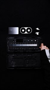 use tape on OP–XY to rearrange audio within the device and create brainy glitch effects. record tracks to tape, then trigger loops from the recorded audio using the keyboard. adjust pitch, speed, length, and mix with the encoders for complete control over your sound. | teenage engineering