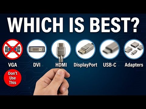 Every Display Connector Explained (VGA to HDMI 2.1)
