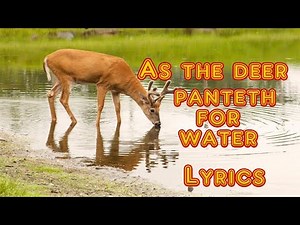 As The Deer Panteth For Water | Hymn Lyrics Video