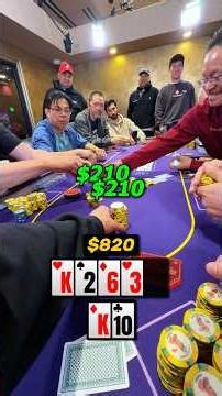 KING 10 RUNS DOWN $1700?! 🤯 #poker #shorts