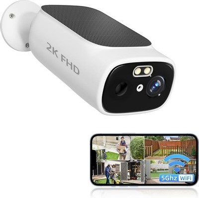 Solar Camera Security Outdoor - 100% Wire-Free Security Cameras Wireless Outdoor | eBay
