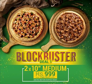 358 reactions · 19 shares | We can't stop stealing the limelight, but our BLOCKBUSTER DEALS prove that we're running the biggest show in town! Blockbuster Deal 1 Rs.999 Blockbuster Deal 2 Rs.1499 (Inclusive of tax) Call 111-339-339 or visit www.broadwaypizza.com.pk #Dinein #Takeaway #Delivery #Karachi #Lahore | Broadway Pizza | Facebook