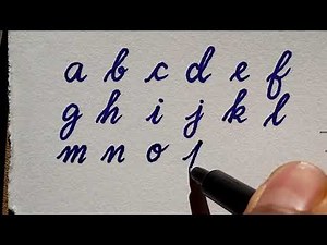 Small letters writing tutorial