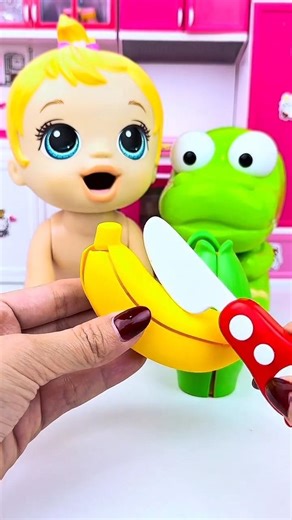 ASMR Toys Unboxing Proro and Minnie Mouse Eating Fruit Set Toys ASMR Videos #shorts #toyunboxing
