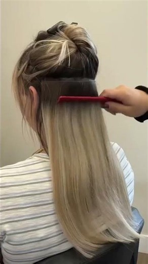 Tutorial of long tape in weft installation—still tape ins, but quicker, easier and more invisible✨