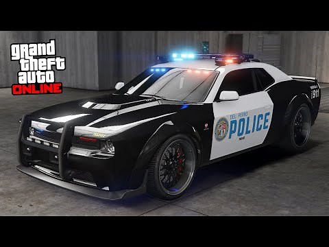 GTA 5 Online - Bravado Gauntlet Interceptor (Dodge Challenger SRT Demon) - DLC Vehicle Customization