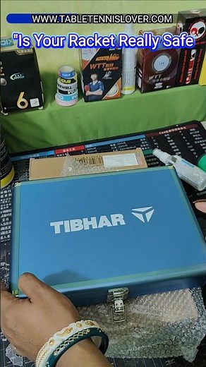 Tibhar Aluminum Table Tennis Racket Carry Case Premium Protection for Your Paddle