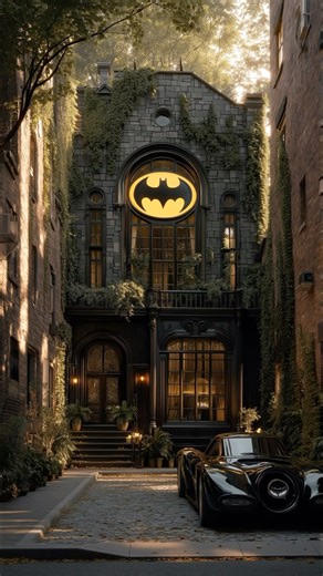 Furkan Aydemir on Instagram: "Batman House in New York.. 🦇 #ai #architecture #batman #brucewayne #home #house #design #aiart #yapayzeka"