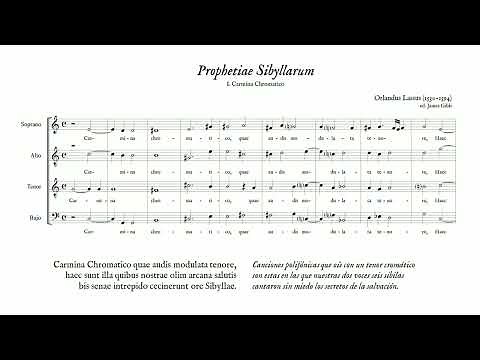 Orlando di Lasso: Prophetiae Sibyllarum - I Carmina chromatico (The Hilliard Ensemble)