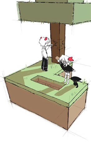 OFF SCRIPT on Instagram: "Guys pls watch Underdog pls pls pls we worked hard on it #animation #art #minecraft"