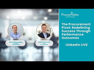 The Procurement Pivot: Redefining Success Through Performance Outcomes