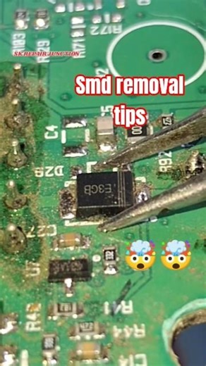 SMD NIGHTMARE? 😨 Tiny Chip Desoldering HACKS You NEED! (2026 Edition) #shorts #diy #electronic
