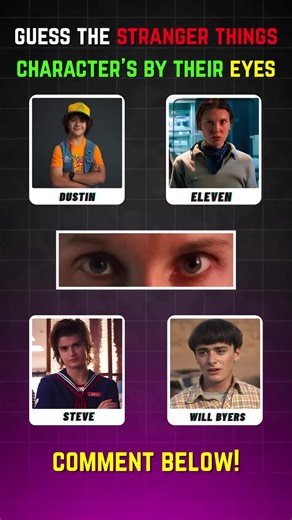 Guess The Stranger Things Character By their Eyes! 👀#strangerthings5 #viral #foryoupage #strangerthings #fyp