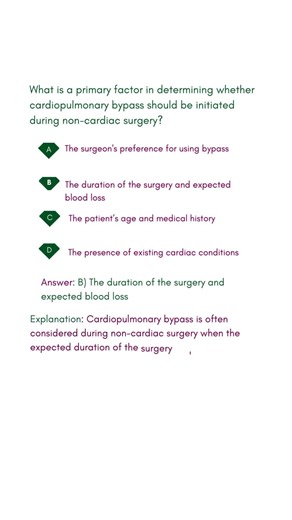 What is a primary factor in determining whether cardiopulmonary bypass should be initiated during