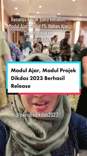 Pembuatan Modul Ajar, P5, perangkat ajar dikdas 2023. #merdekabelajar #modulajar #modulprojek #dikdasmen #praktikbaik