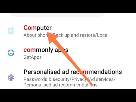 redmi note 8 computer back up and restore setting, redmi note 8 me computer back up and restore set