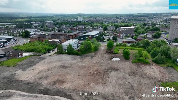 Central Demolition Timelapse in Hamilton