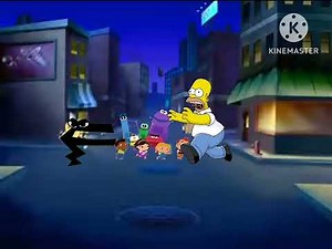 Tom and jerry door chase add round 1 with different characters