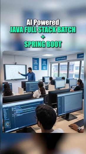 Java Full Stack + Spring Boot Batch Starting 25 Oct | Live Online Coding Classes by Sharma Academy