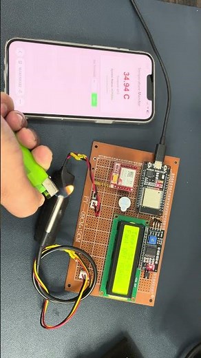 Temperature monitoring systems #ds18b20 #esp32 #voicealert #temperature