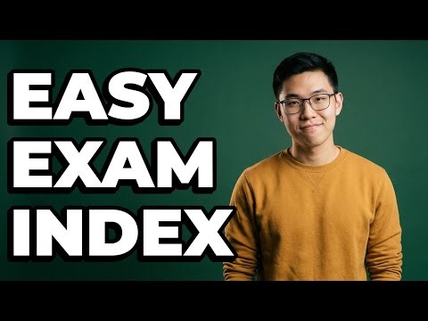 How To Build A Quick Reference Index For Exams?