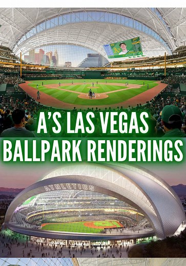 New Oakland Athletics Ballpark Renderings in Las Vegas