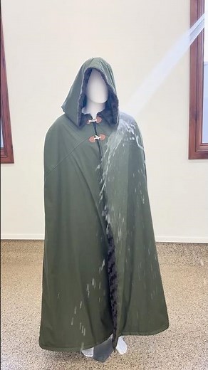 Testing out Knightweave waterproof cloaks. This is the Ranger cut.