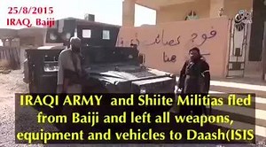 5.5K views · 81 reactions | ISIS publish VIDEO to the flight of Iraqi forces from Baiji. And shows that the vehicles delivered by the US TO IRAQ | Kurdish Peshmerga Forces | Facebook