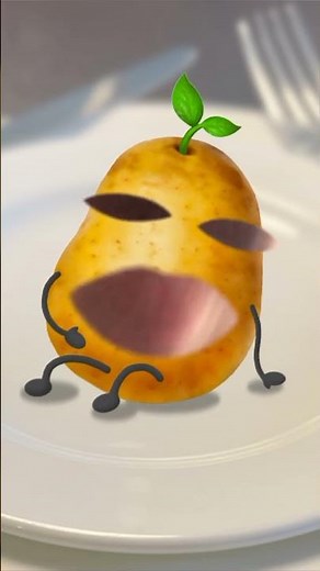 Animated Potato Sings 'Hot Potato'#potato #animated #singing #cartoon