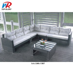 [Hot Item] 2021 Europe Style Outdoor Furniture Wicker Rattan and Garden Patio Sofa Set